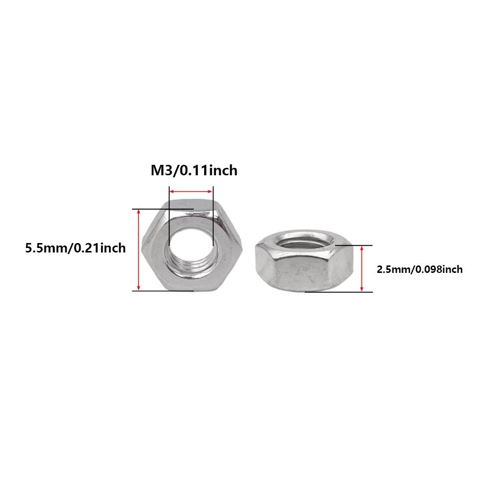 5/10/25/50/100pcs Hex Flange Nuts M3 M4 M5 M6 M8 M10 Black and White Zinc Plated Carbon Steel Metric Hex Nuts