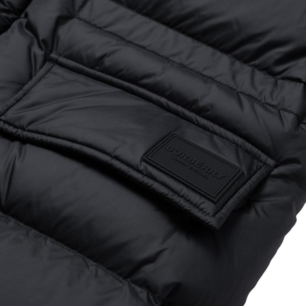 Burberry Мужская пуховая куртка черная 81052221