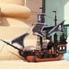 Ideas Gudi 9115 Puzzles The Black Pearl Pirates Ship Of The Caribbean Large Models Bricks Building Blocks Toys Gifts 652PCS