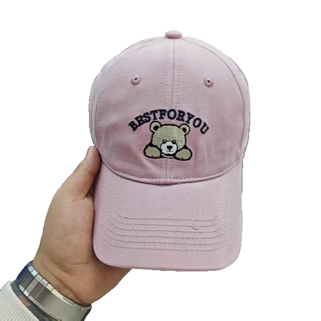 Korean-style embroidered letter baseball cap, sun hat, spring/summer collection, unisex