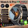 Новые умные часы Watch 6 Pro для мужчин, GPS-трек, пульс, Bluetooth-звонки, 1,50-дюймовый AMOLED-экран, водонепроницаемость IP68, умные часы