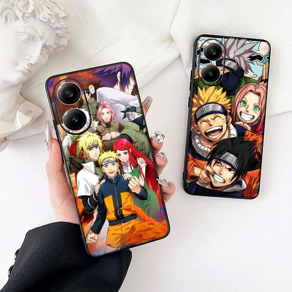 Haruno Sakura Kakashi Sasuke Narutos Phone Cover for Xiaomi Redmi Note 12 11 10 A3 Pro 10A 10C 12C Note12 5G Casing Coque Case
