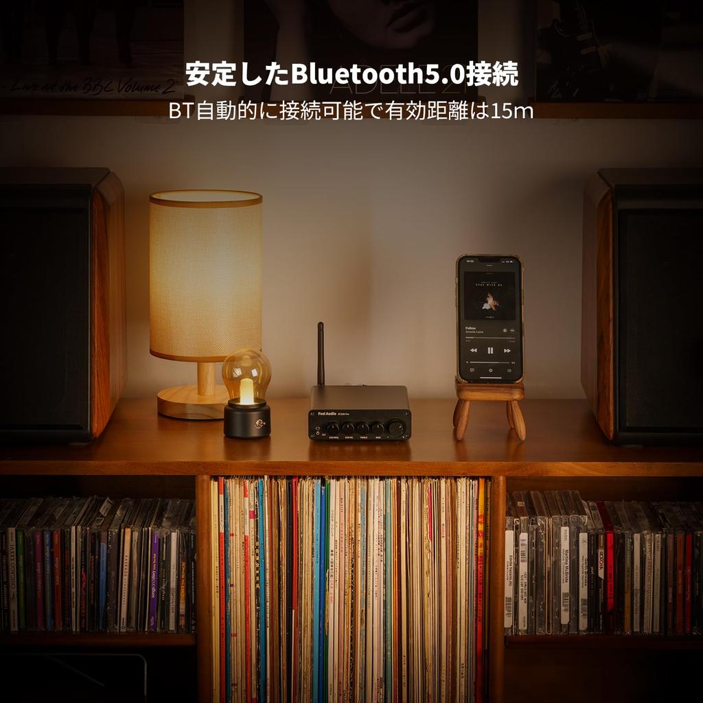 Fosi Audio BT30D PRO Bluetooth Power Amplifier TPA3255 Channel Mini Class D Integrated Amplifier Integrated Amplifier Stereo Audio Amplifier Suitable