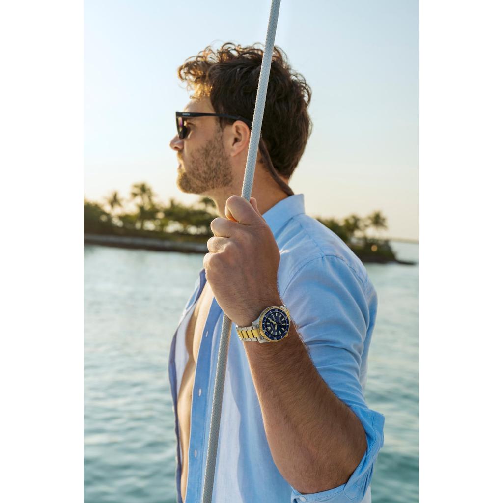 Citizen Promaster Dive Automatic Blue Dial Stainless Steel Watch 44mm Diving Eco-Drive Two-Tone NY0154-51L, Watch.