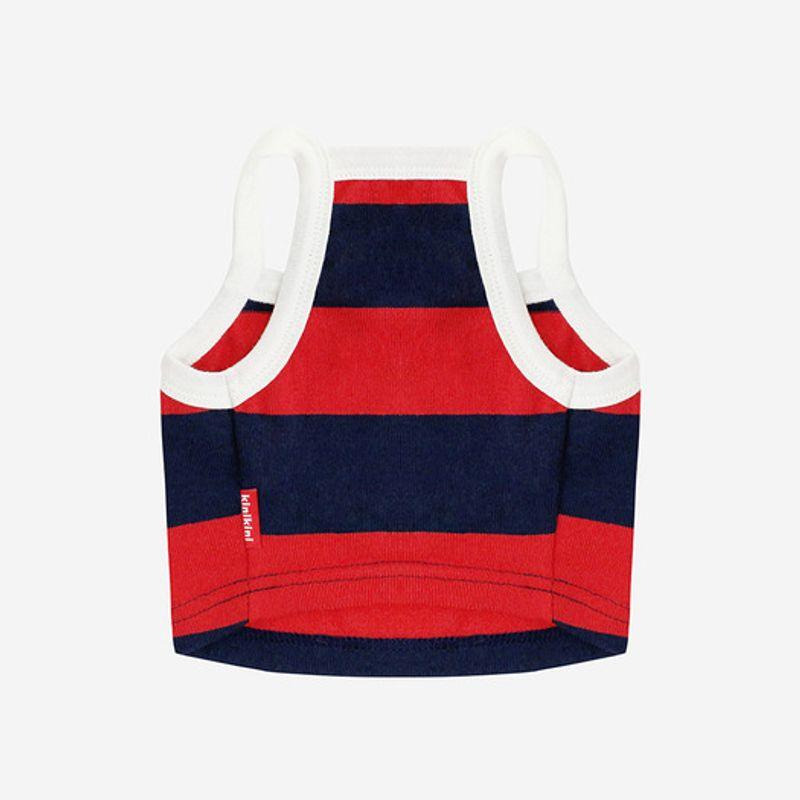 УКОРОЧЕННЫЙ ТОП КИНИКИНИ КИНИ В ПОЛОСКУ-ТЕМНО-СИНИЙ (Crop Top)