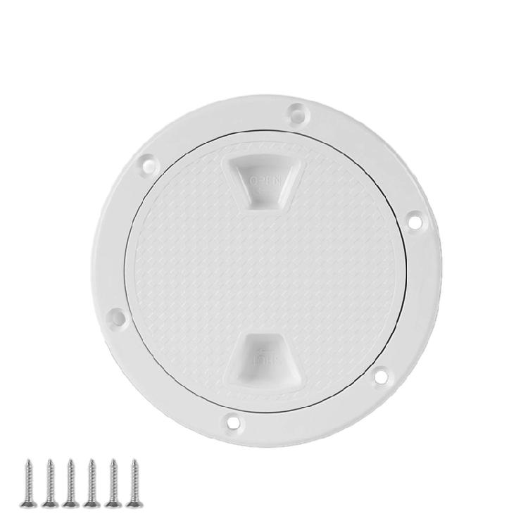 4/6/8 Inch ABS Twist Out Plate Water Tight Seal Boat Deck Inspection HatchTwist Screw Out Deck Plate Simple Installation