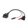 For Fiat/Alfa/Lancia 3 Pin To 16 Pin OBDII OBD2 Connector Adapter Auto- Car Cable For Fiat 3pin Female Diagnostic Cable