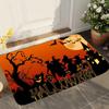 1/2/4PCS Halloween Funny Decoration Door Mat Skull Indoor Entrance Floor Doormat Non Slip Halloween Decor Rubber Welcome Mats