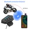 Bluetooth Motorcycle Helmet Headset Waterproof Stereo Music Speaker Anti-interference Handsfree Call Kit Moto Wireless Earphone