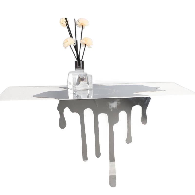 Абстрактное украшение из нержавеющей стали для декора гостиной - Роскошное металлическое 3D изделие