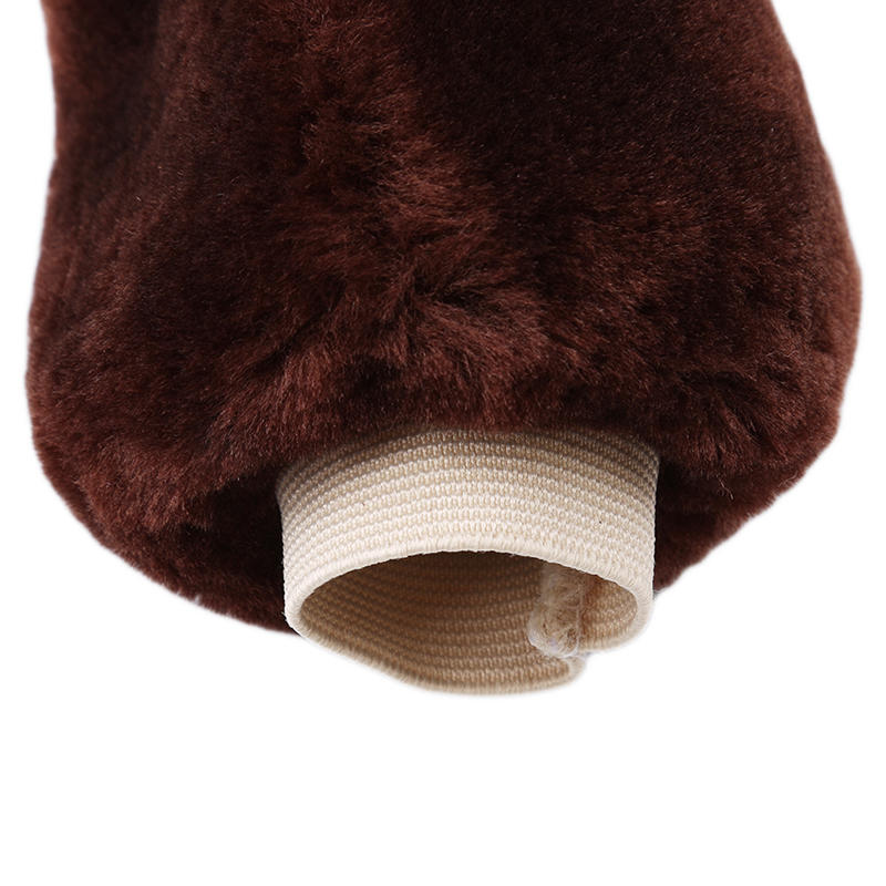 Мягкий шерстяной руль для ручного тормоза автомобиля, зимний теплый чехол для салона автомобиля, аксессуары для украшения автомобиля, легкий доступ