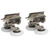 Shower Door Runner Rollers Zinc Alloy Glass Door Pulley Wheels Bathroom Accessory