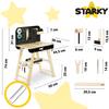 Wooden workshop for children set of tools accessories gift child