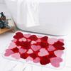 Коврик для пола ко Дню святого Валентина, впитывающий коврик для ног в ванную комнату, простой в уходе дверной коврик
