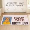 M-Mciovin Bank Floor Mat Cozy Minimalist Flannel Area Rug Anti-Slip Washable Bedroom Living Room Decor