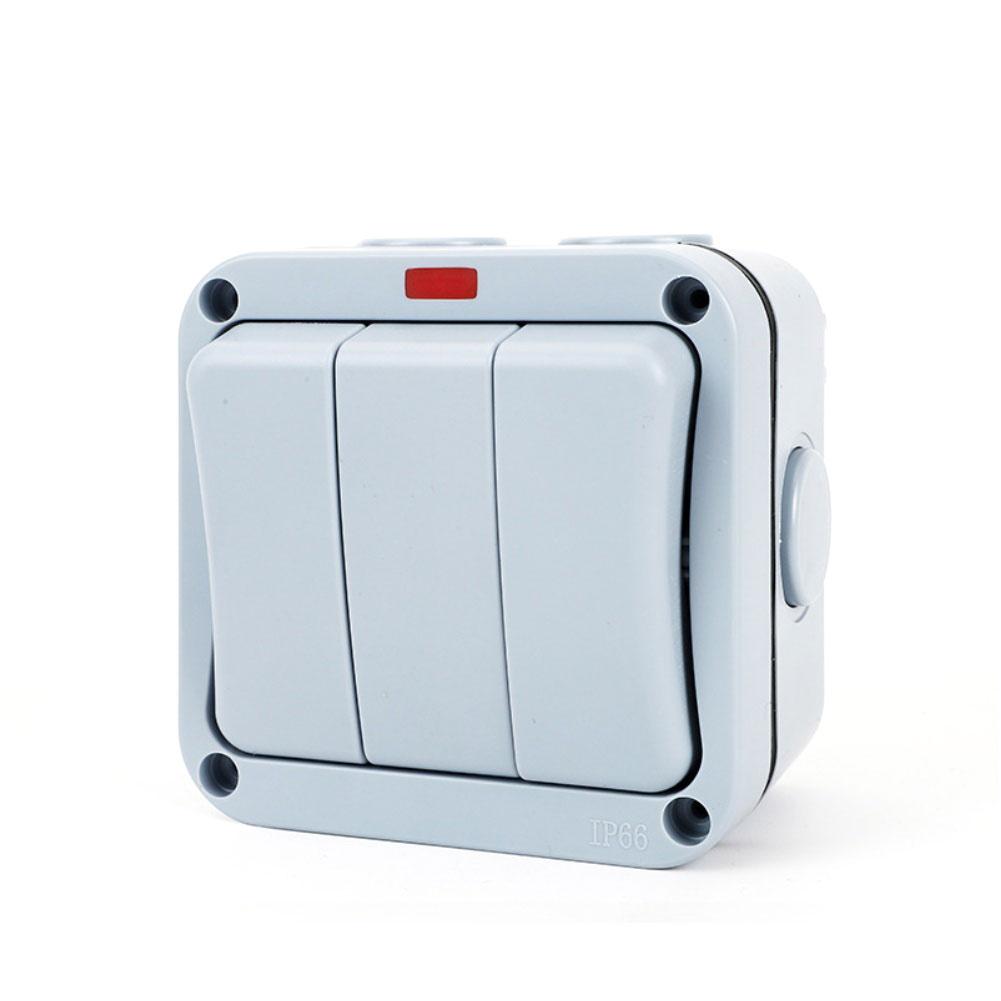 1 Pcs IP66 Outdoor Switch Control 3 Devices For Gardens & Terraces Waterproof Remote Household Accessories