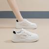 2025 весна маленькие белые туфли новая корейская версия ins женские студенческие туфли для увеличения роста на платформе спортивные туфли для доски повседневная обувь женская HY319