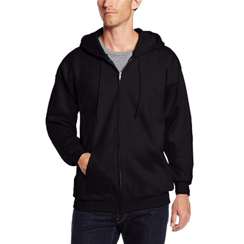 2023 Men's Custom Zipper Hoodie Cardigan Jacket Sports Outerwear In Stock