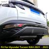 Декоративная накладка на нижнюю часть заднего бампера, накладка на противотуманную фару, накладка-«бровь» для Hyundai Tucson NX4 - Аксессуары из нержавеющей стали