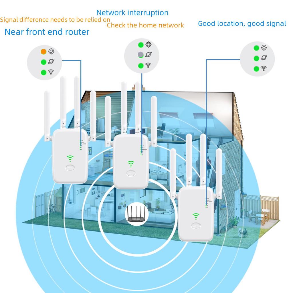 UK Plug Wireless WiFi Signal Extender & Amplifier