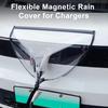 EV Charger Port Rain Cover Magnetic Transparent Protective Covers for Electric Car Charging