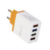 Зарядное устройство 3.5A с 4 портами USB, EU вилка, многопортовый адаптер быстрой зарядки, совместимый со смартфонами, планшетами и другими USB-устройствами