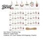 Аксессуары для подарочной коробки 48 шт. Рождественские бирки со шнурком Сезонные подвесные этикетки Праздничный узор Сувениры для вечеринки Бумага для украшения рождественского подарка,