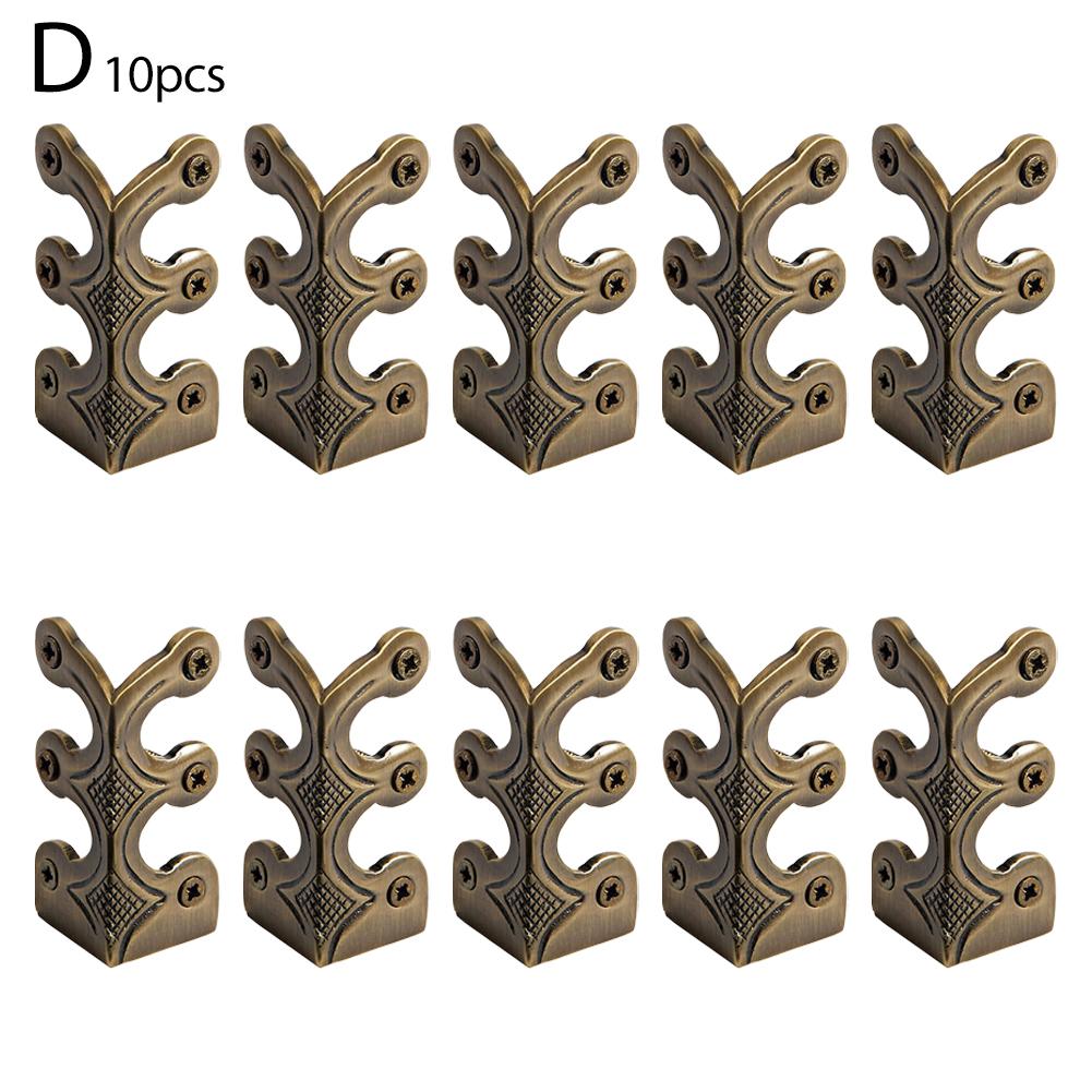 10 PCS Vintage Iron Skiffers Iron Skirting Board Corner Spaces Residential Commercial Corners P I4A8