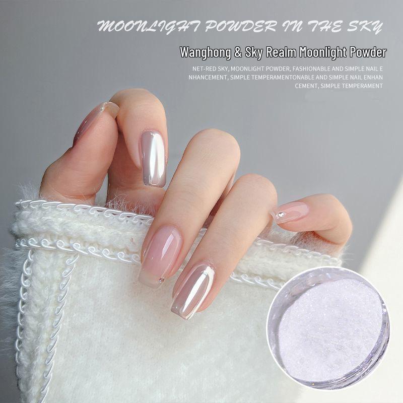 Арт для ногтей Порошок-хайлайтер «Лунное сияние Авроры»