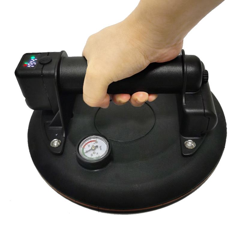 8-дюймовая электрическая вакуумная присоска для стеклянной плитки, прочная, 220 кг, несущая способность, 5000 мАч, электрическая вакуумная присоска с воздушным насосом