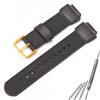 16 мм Нейлоновый кожаный ремешок Подходит для Casio DW5600 GA110 GA2100 AWG-M100 GA-700 Мужские наручные часы для активного отдыха Аксессуары