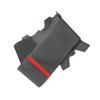 Black+Red Steering Wheel Leather Cover For Honda Civic 8th MK8 2005 - 2011 SUEDE