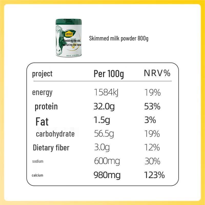 Adopt A Cow Adult Milk Powder Set (Whole & Skim, 2x800g)