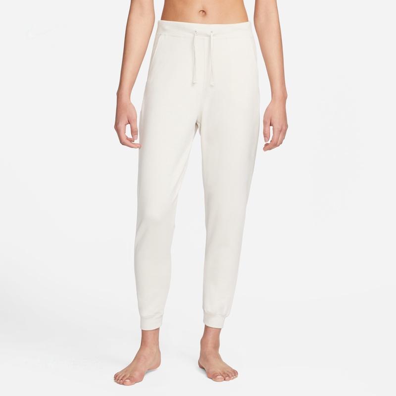 Nike Casual Pants Women's Light Earth Umber Thickened And Fleece Lined Cuffed Pants DN0937-104