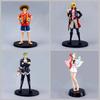 ONE PIECE Ван Пис, Луффи, Зоро, Санджи, Ута, театральная версия, стоячая поза, орнамент, фигурка в коробке.