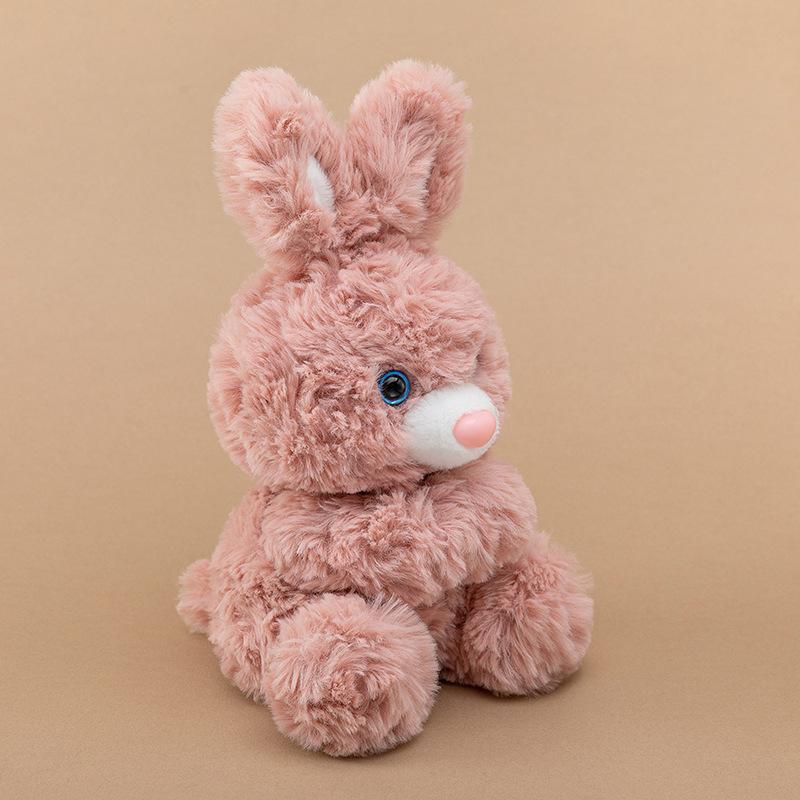 Cute Fox Bear Plush Toy Rabbit Learning To Build Office Golden Retriever Dog Table Posing Activities