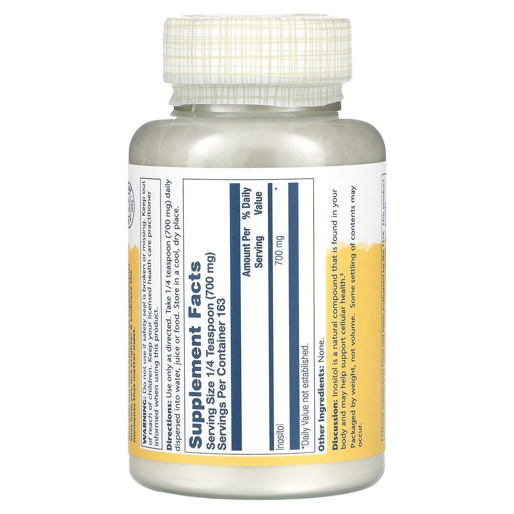 Inositol, Powder, 114G(4Oz)