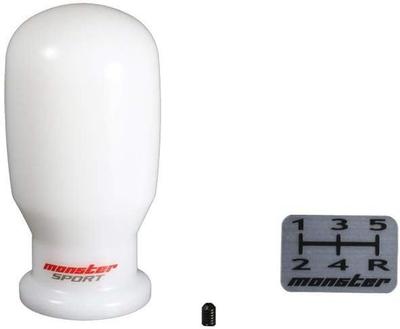 MONSTER SPORT 831126-7350M Ручка переключения передач Тип B (Тип палки) / Белый вставной тип Alto Works HA36S и другие автомобили с МКПП