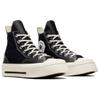 Converse Высокие черные кроссовки унисекс Chuck 70 De Luxe Squared Egret A06435C