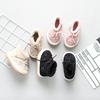 Зимние высокие ботинки для малышей для девочек, мальчиков, сноубутсы, плюшевые и теплые детские хлопковые ботинки