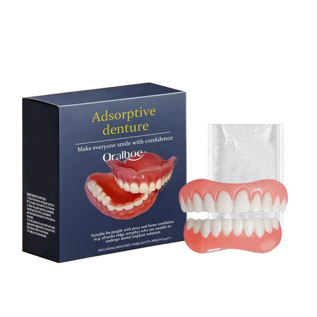 Denture Decoration Set - Daily Decoration for Oral Cavity & Teeth, Comfortable Fit for Dentures, Reveals Natural Smile