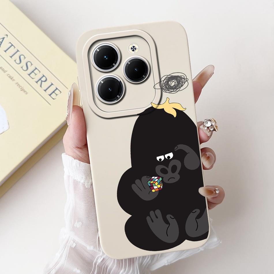 Чехол для Infinix Hot 40 Pro Hot 40 40i 40Pro Hot40 Hot40i Милый Мультяшный Панда Кролик Мягкий Силиконовый Ударопрочный Чехол для Телефона