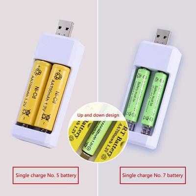 Адаптер для аккумуляторов Yousheng, 2 слота, USB-порт, струйный выход, нержавеющий, антиокислительный, термостойкий, безопасный, быстрое зарядное устройство для аккумуляторов AA/AAA