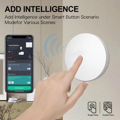 1-10 шт. Tuya ZigBee умный кнопочный переключатель сцен многосценарная связь беспроводной пульт дистанционного управления умный дом ZigBee шлюз нужен