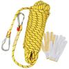Diameter 12mm Multipurpose Rope for Lifting Disaster Prevention Car Camping, Outdoors, Moving, Luggage, Tools, Towing, Boats, Etc. (Yellow 30M)