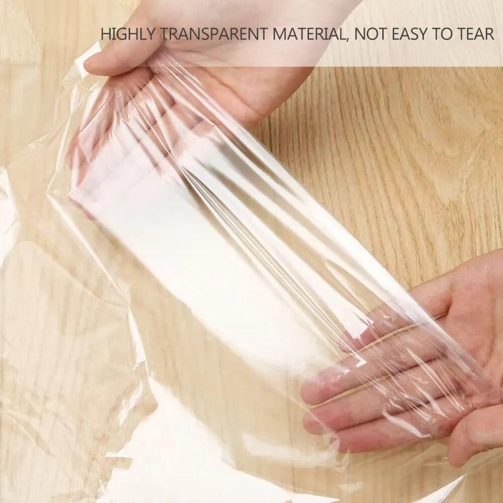 10Pcs Thickened Visible Suit Cover PE Clothing Cover Durable Clothing Dust Bag  Household