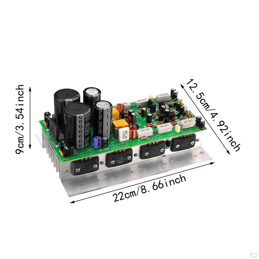 Power Amplifier Board 2x 450W Dual Channel Replacement 1494/3858 Chip for Computer Speaker Simple