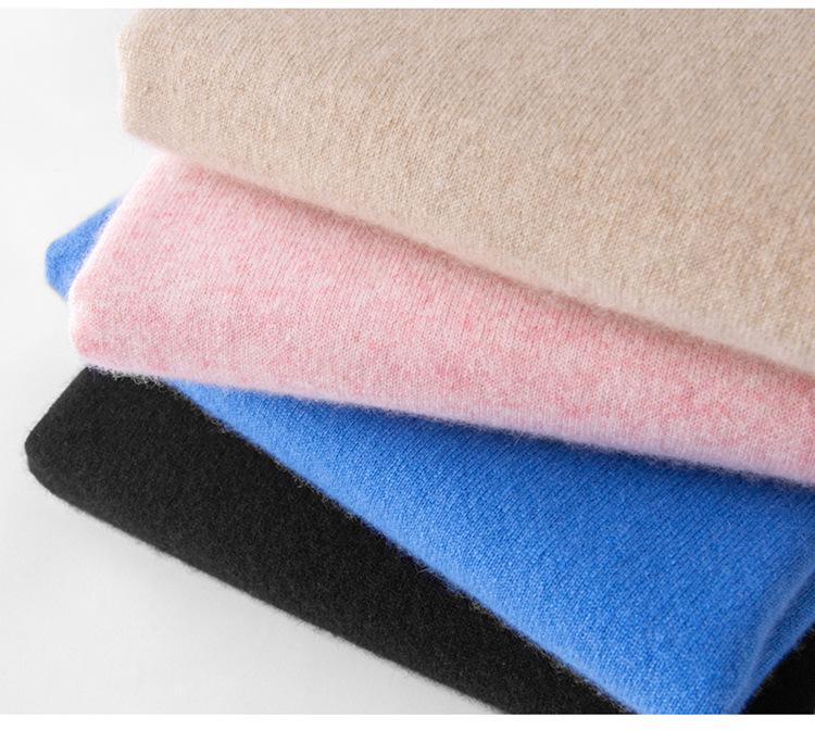 Women's Loose-Fit Cashmere Short Sleeve Knit Pullover