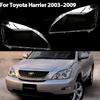 Крышка фары для Toyota Harrier 2003-2009 Автомобильная передняя крышка фары Прозрачное стекло Фары Абажур Корпус фары Маски