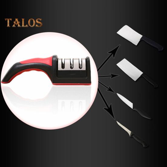Кухонная точилка, 3-ступенчатые слоты, долото, многоразовая, практичная, для заточки фруктов, инструмент для дома